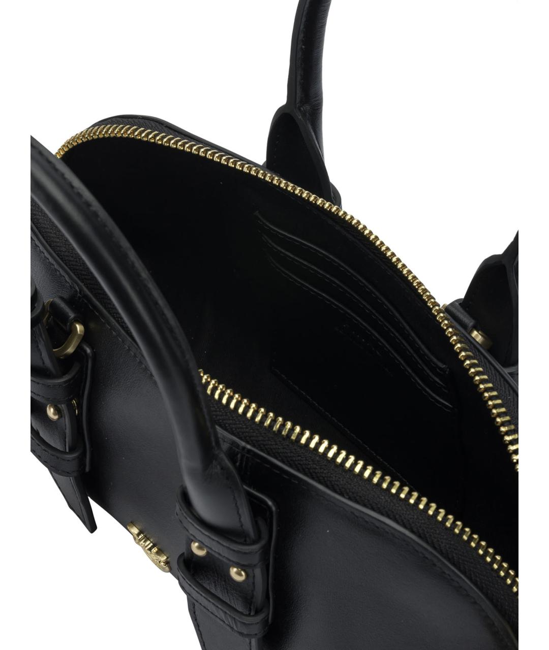 PINKO Черная кожаная сумка тоут, фото 5