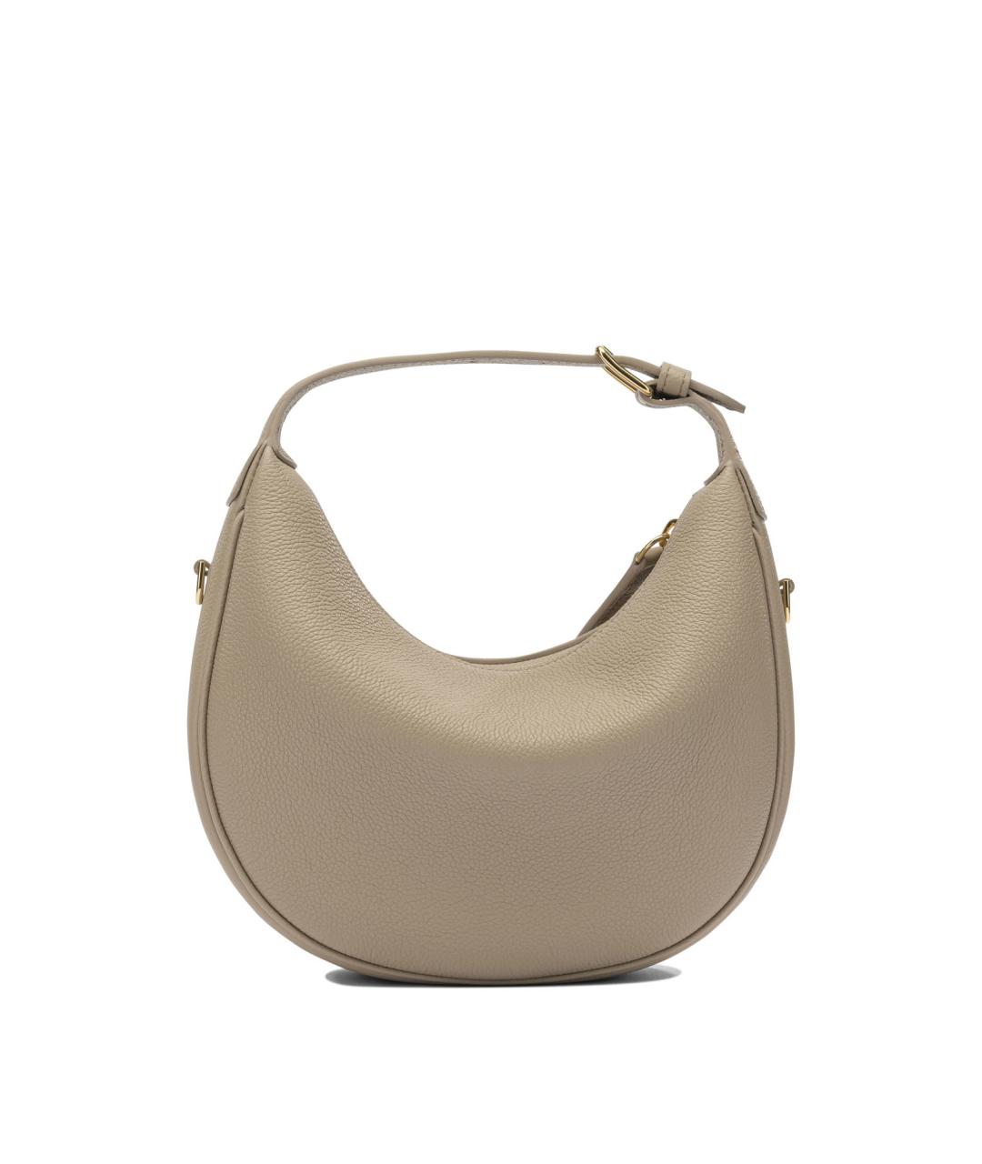 CELINE Бежевая кожаная сумка через плечо, фото 3