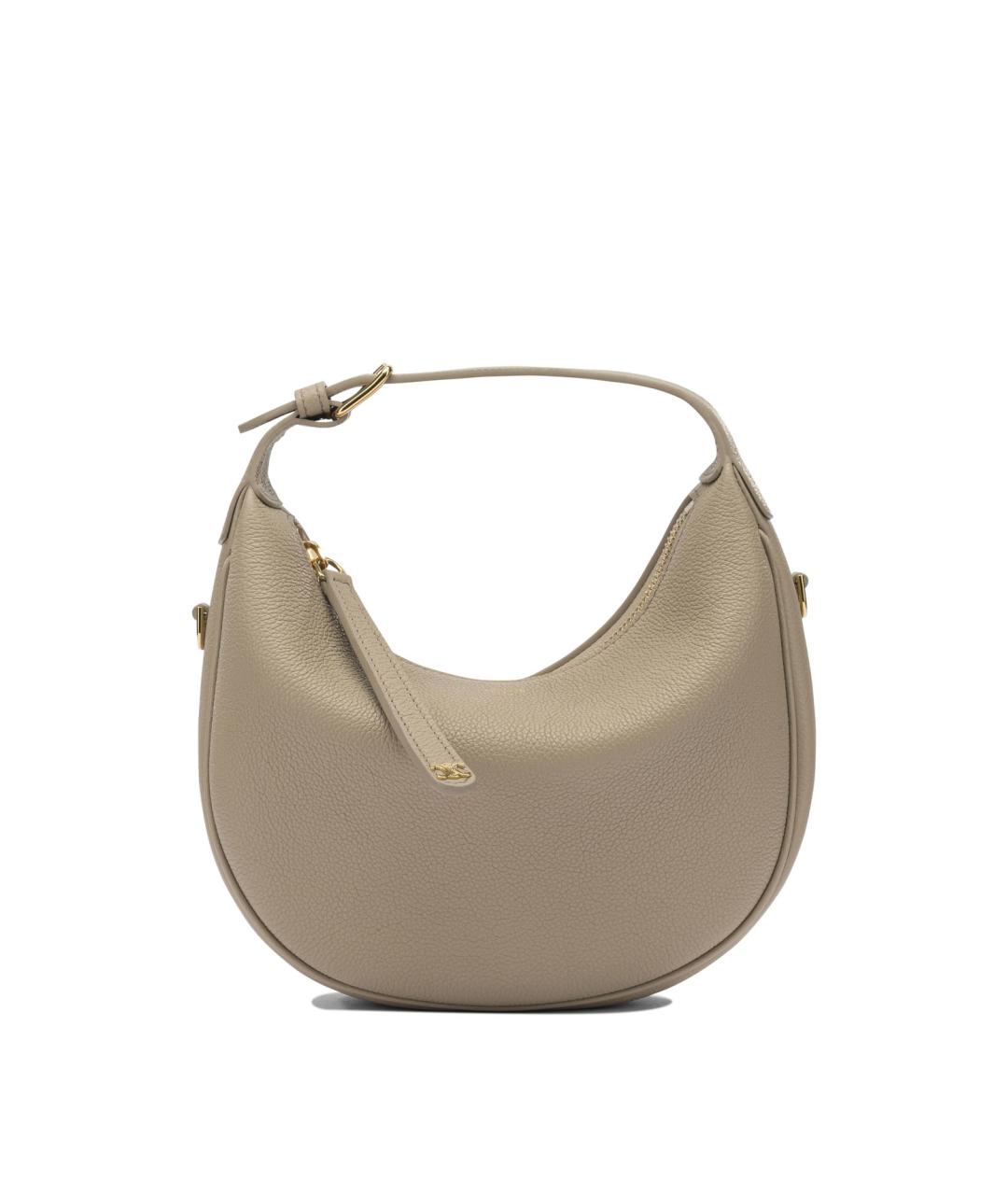 CELINE Бежевая кожаная сумка через плечо, фото 1