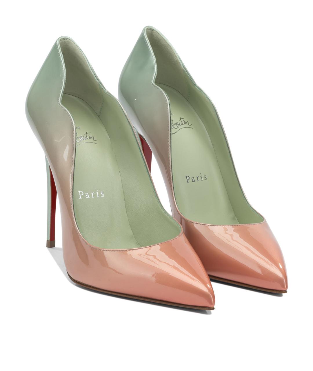 CHRISTIAN LOUBOUTIN Мульти туфли из лакированной кожи, фото 2