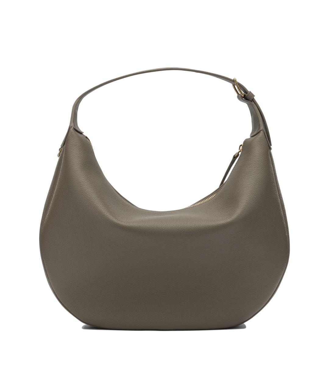 CELINE Коричневая кожаная сумка через плечо, фото 3