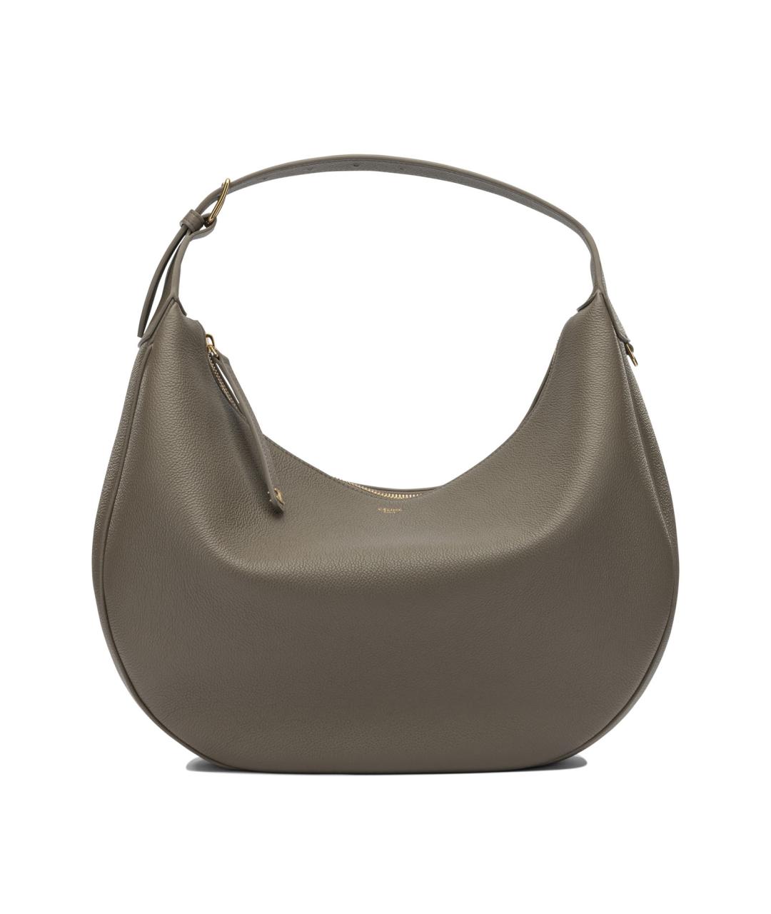 CELINE Коричневая кожаная сумка через плечо, фото 1