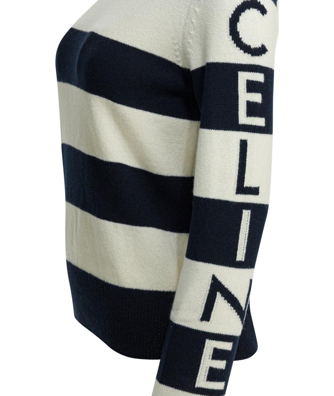 CELINE Мульти шерстяной джемпер / свитер, фото 4