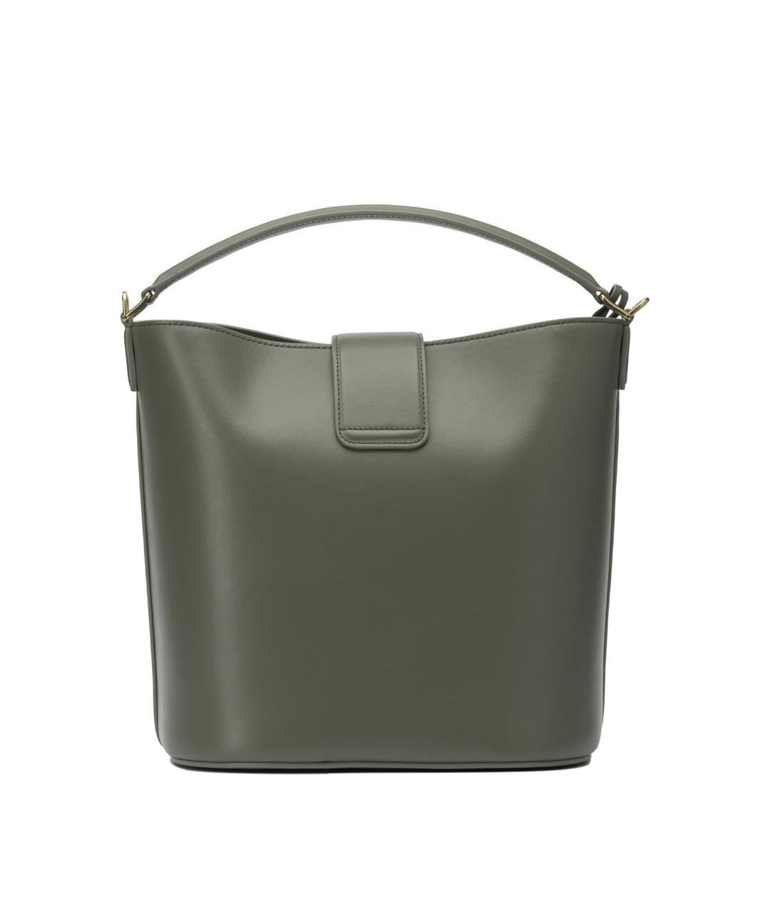 CELINE Зеленая кожаная сумка через плечо, фото 3