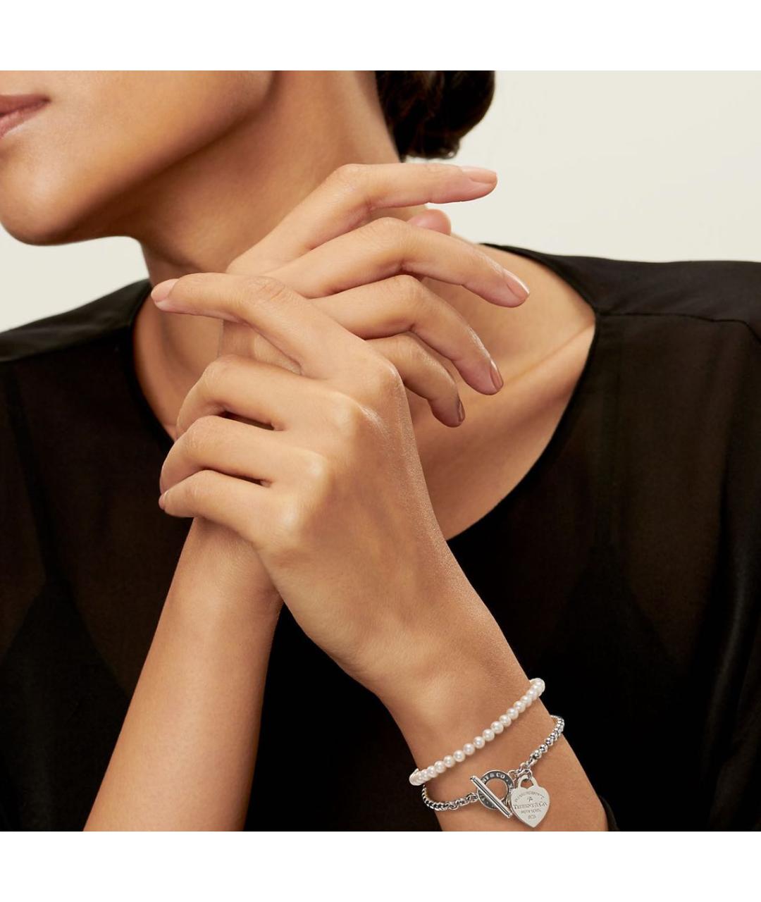 TIFFANY&CO Серебрянный серебряный браслет, фото 4