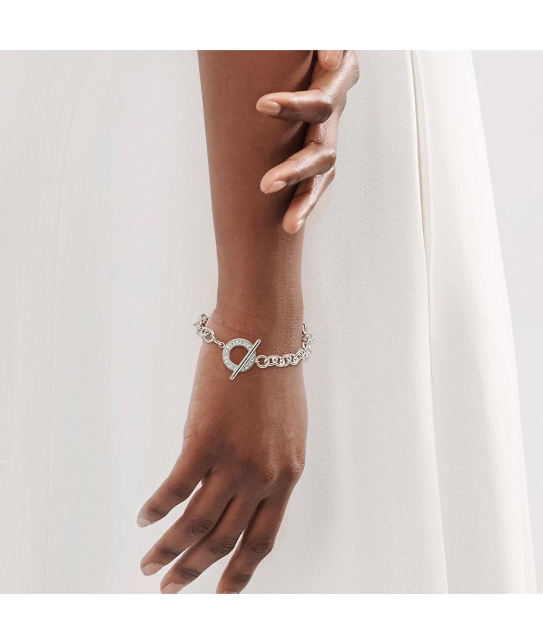 TIFFANY&CO Серебрянный серебряный браслет, фото 4