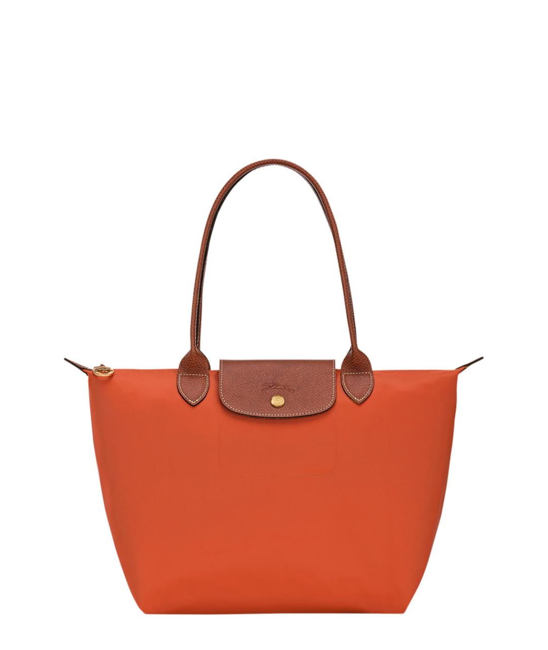 LONGCHAMP Оранжевая синтетическая сумка тоут, фото 1