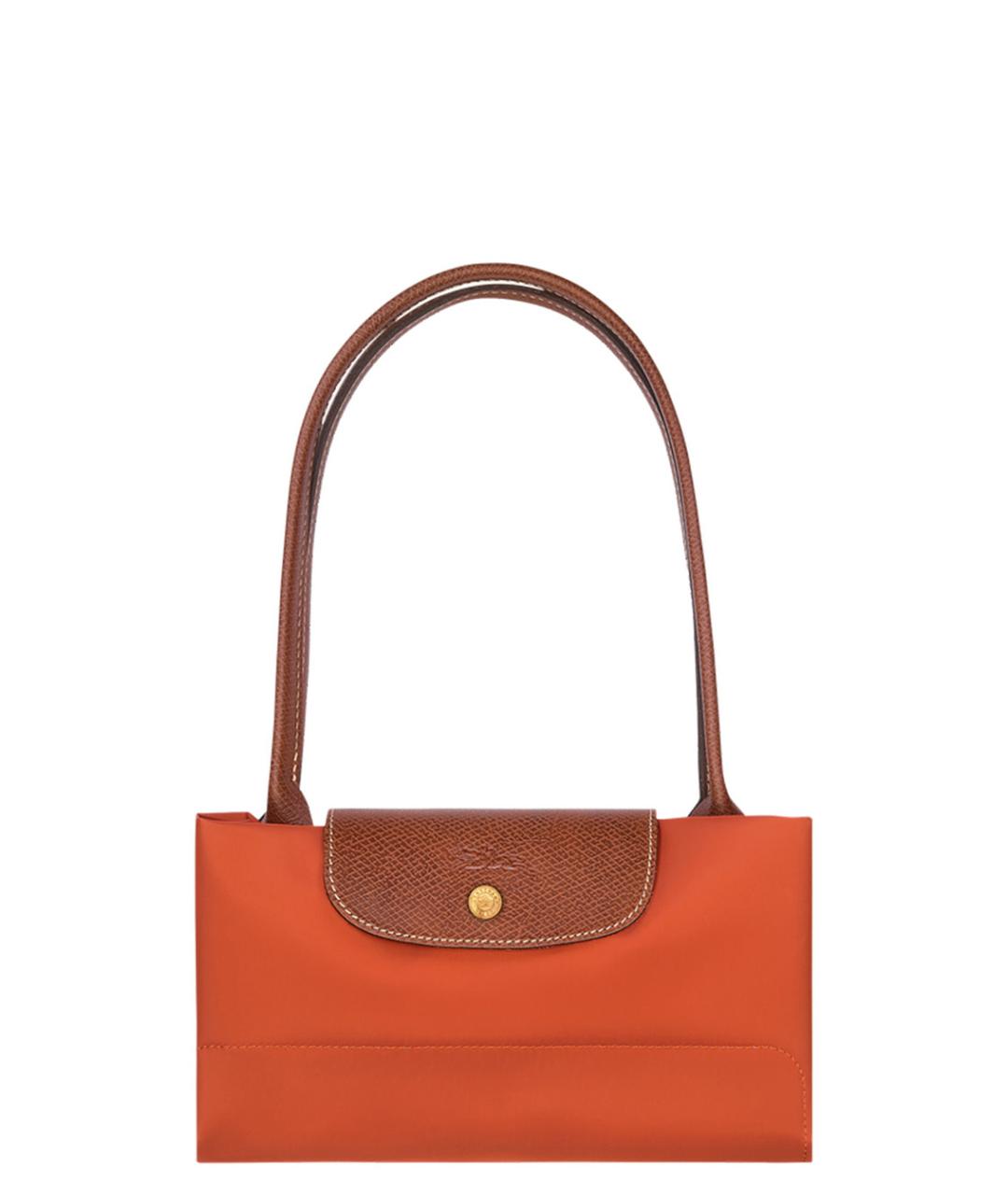 LONGCHAMP Оранжевая синтетическая сумка тоут, фото 3