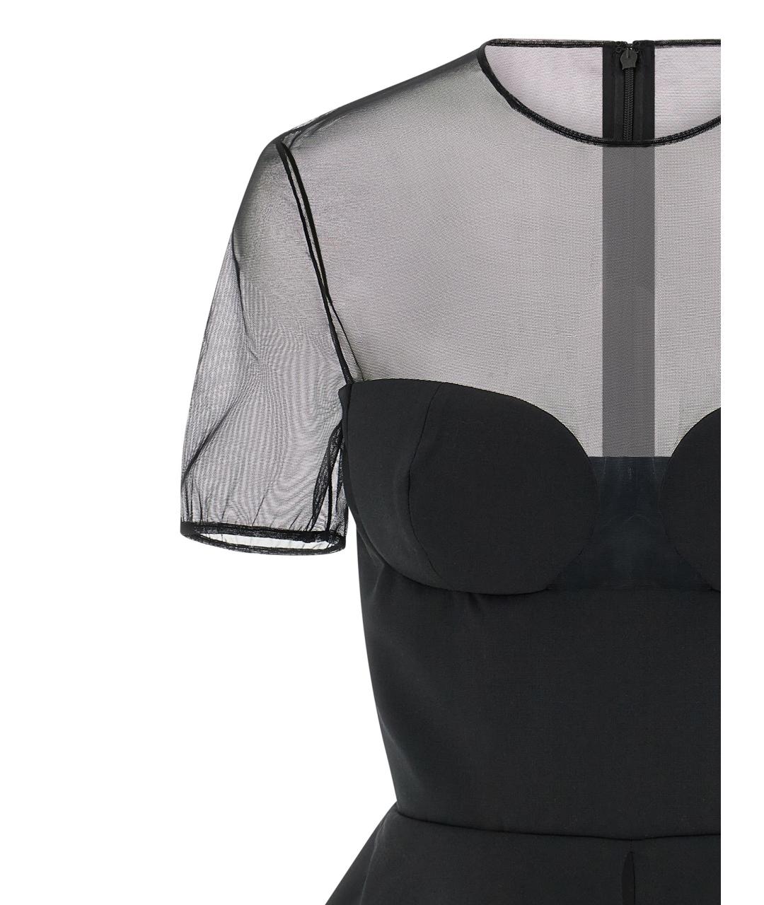 NENSI DOJAKA Черная шерстяная блузы, фото 3