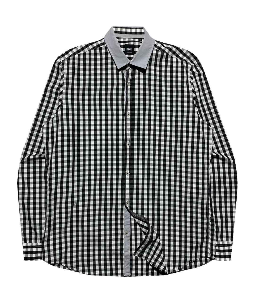 HUGO BOSS Мульти хлопковая кэжуал рубашка, фото 1