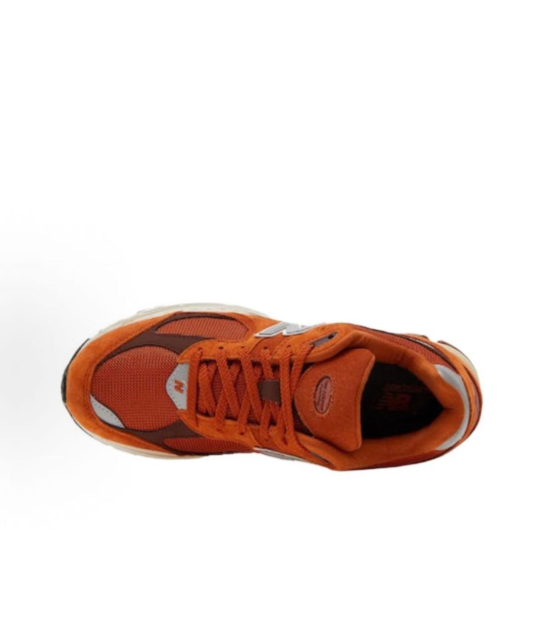 NEW BALANCE Оранжевое замшевые низкие кроссовки / кеды, фото 4