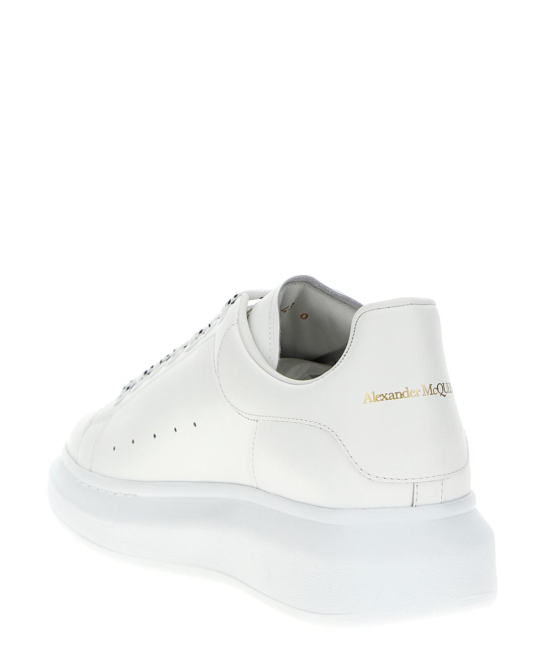 ALEXANDER MCQUEEN Белые кожаные кроссовки, фото 3