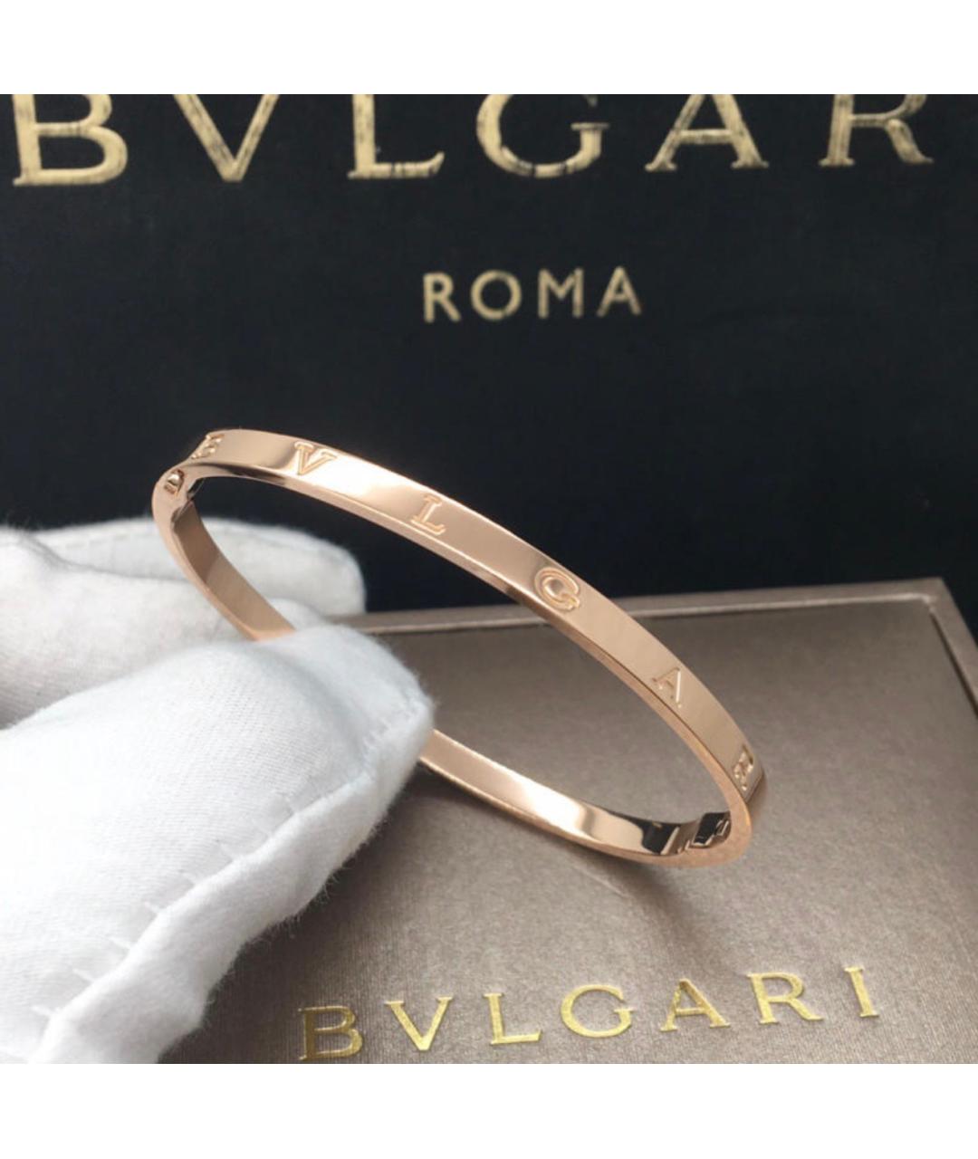 BVLGARI Золотой браслет из розового золота, фото 3