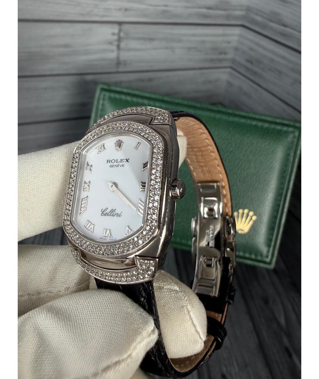 ROLEX Белые часы из белого золота, фото 4