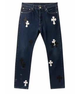 CHROME HEARTS Прямые джинсы