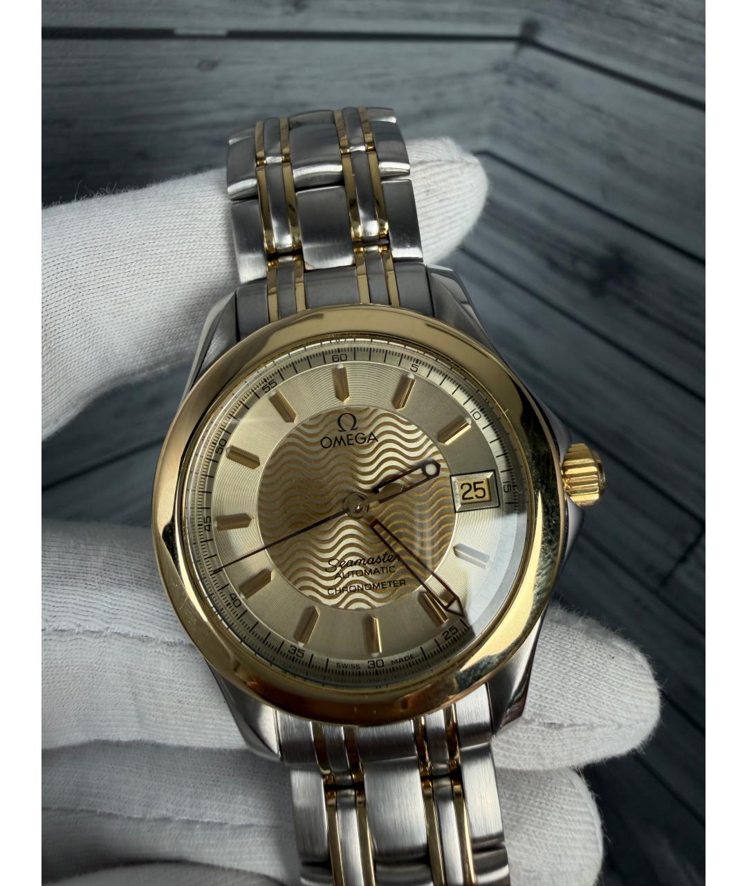 OMEGA Золотые часы из желтого золота, фото 3