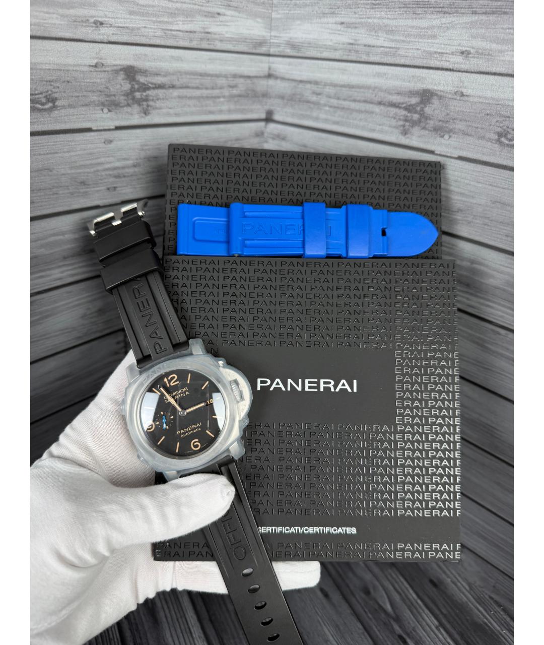 PANERAI Черные часы, фото 2