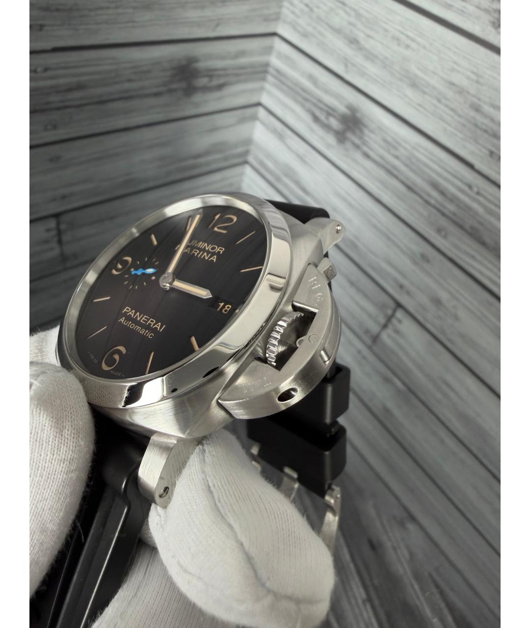 PANERAI Черные часы, фото 4
