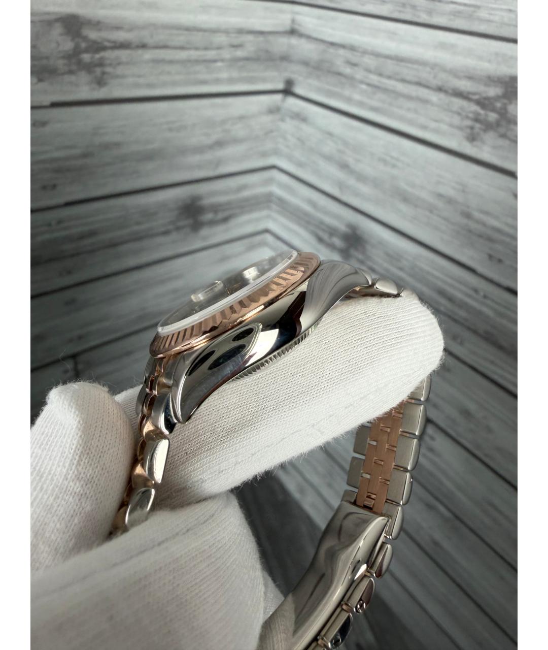 ROLEX Зеленые часы из желтого золота, фото 5