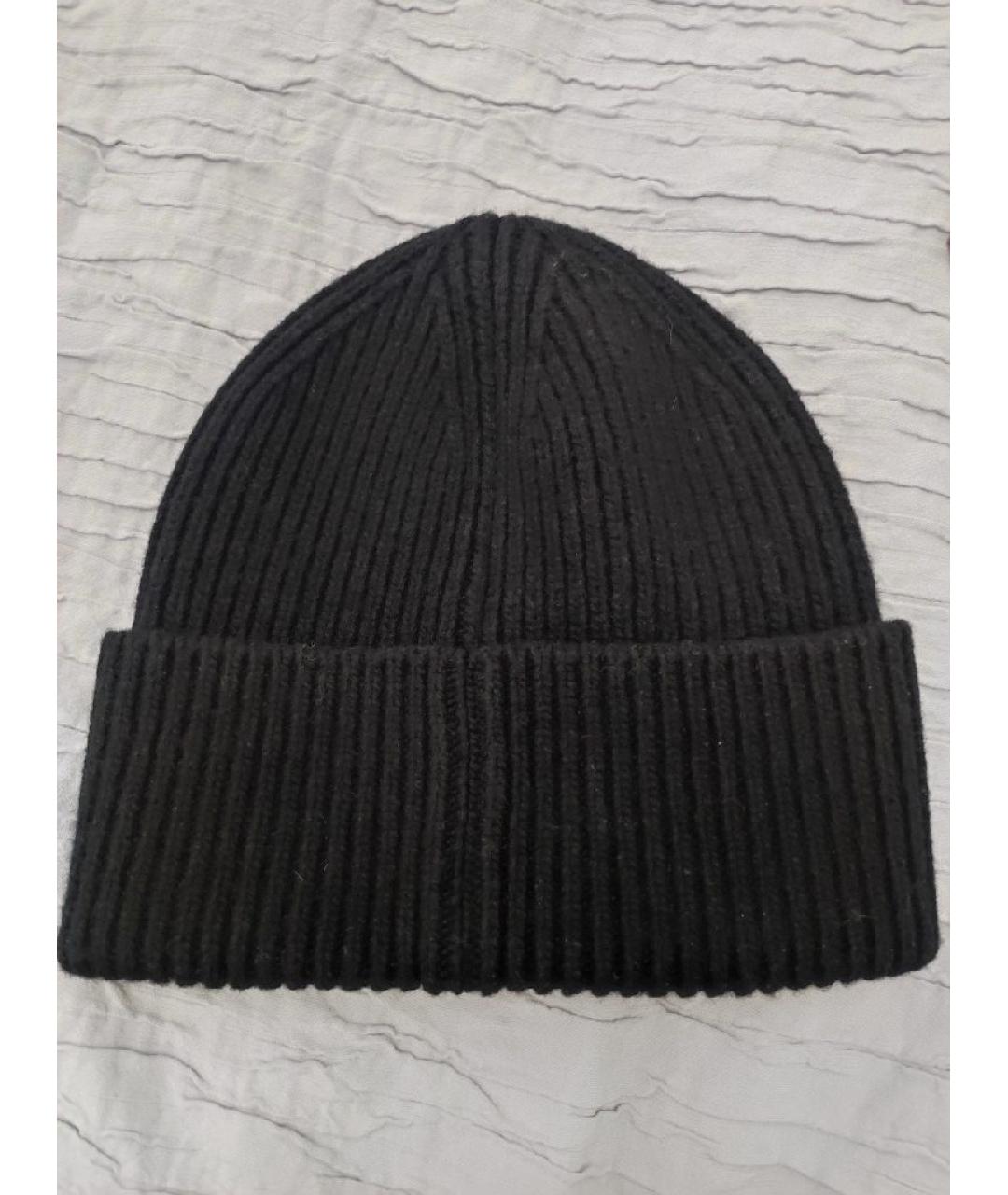 VERSACE Черная кашемировая шапка, фото 2