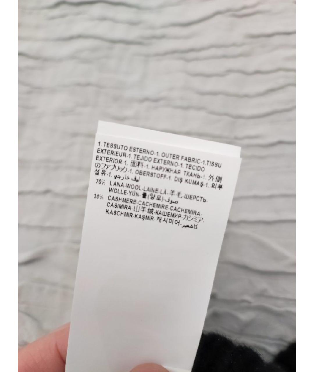 VERSACE Черная кашемировая шапка, фото 7