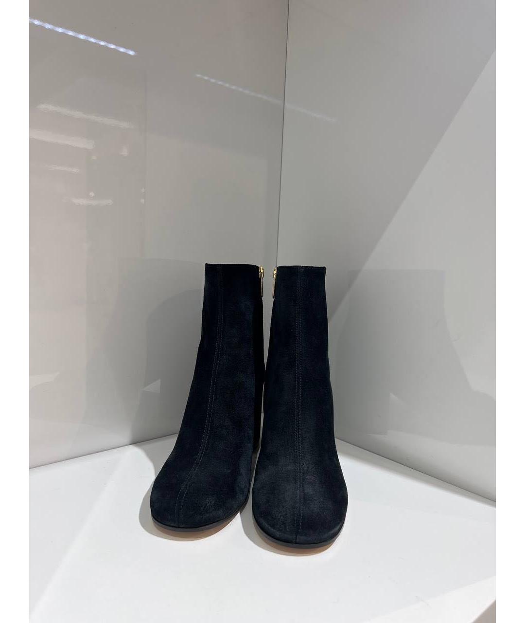 GIANVITO ROSSI Черные замшевые ботинки, фото 3
