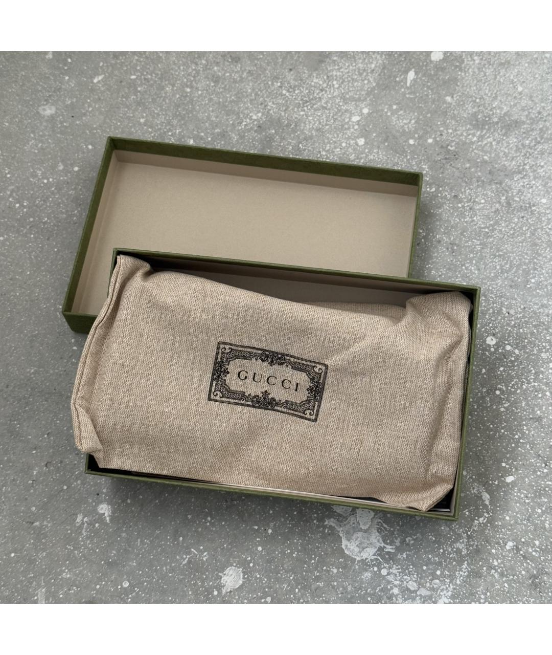 GUCCI Розовый кожаный кошелек, фото 8