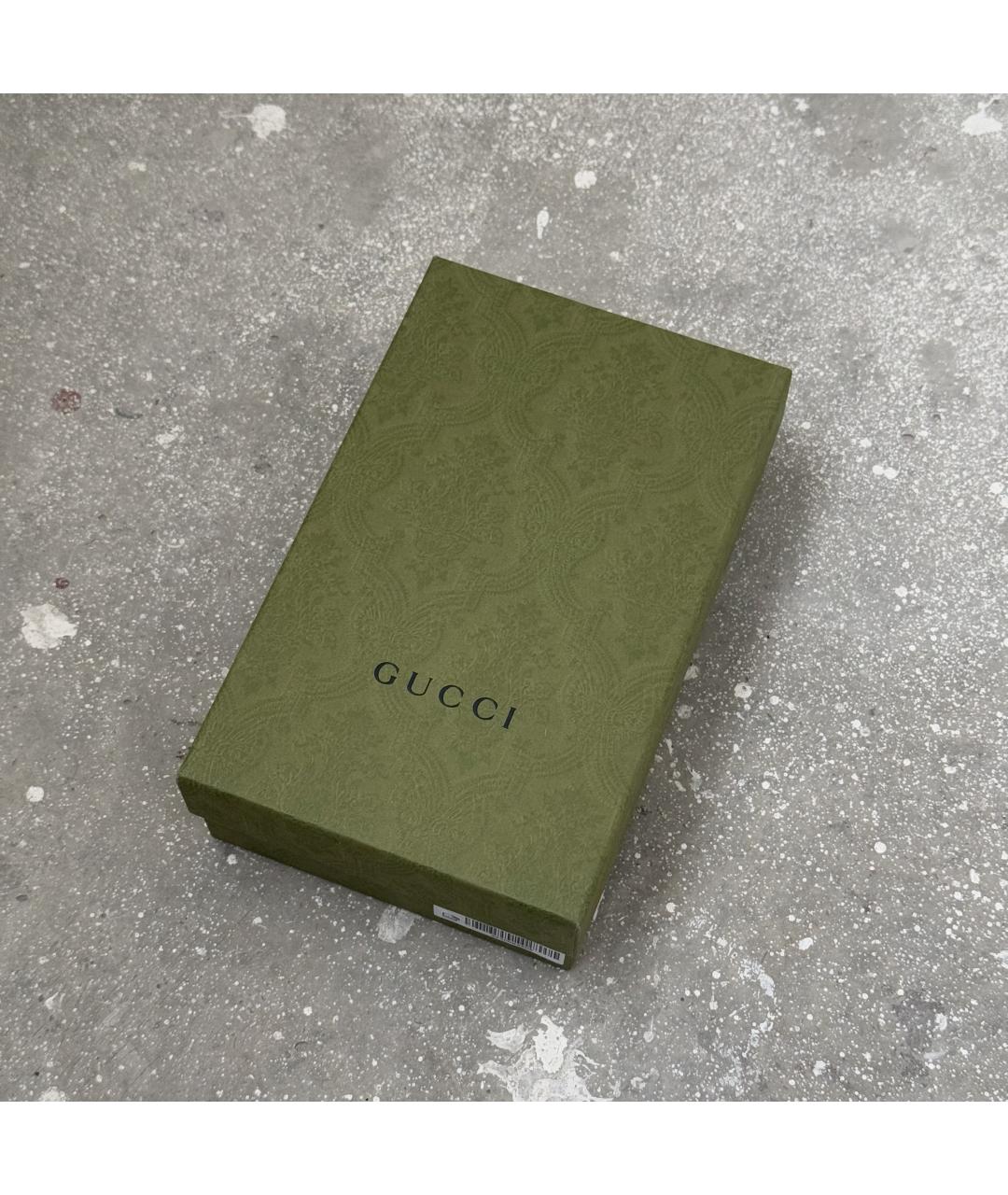 GUCCI Розовый кожаный кошелек, фото 9