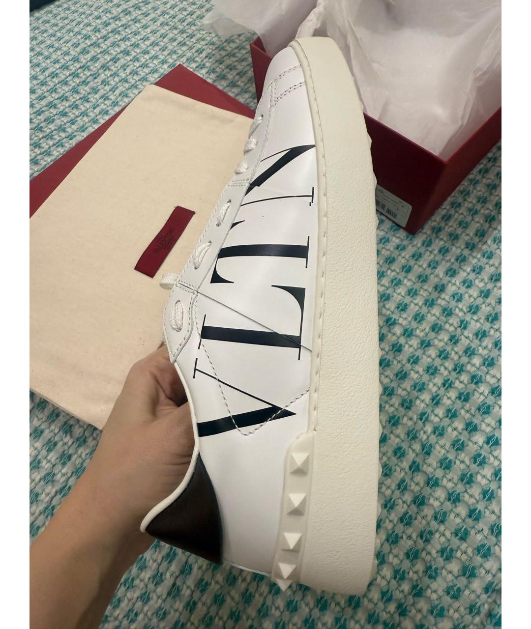 VALENTINO Белые кожаные кеды, фото 8