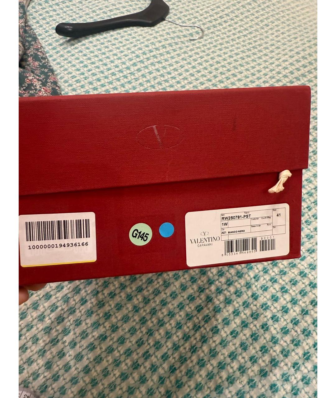 VALENTINO Белые кожаные кеды, фото 3