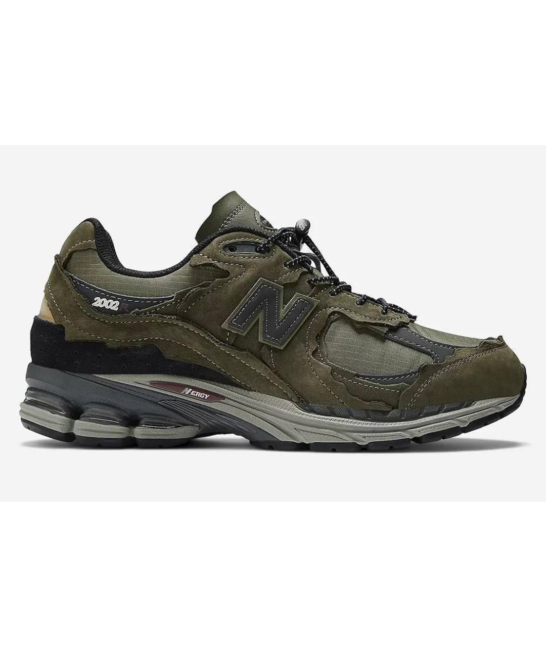 NEW BALANCE Хаки текстильные низкие кроссовки / кеды, фото 6