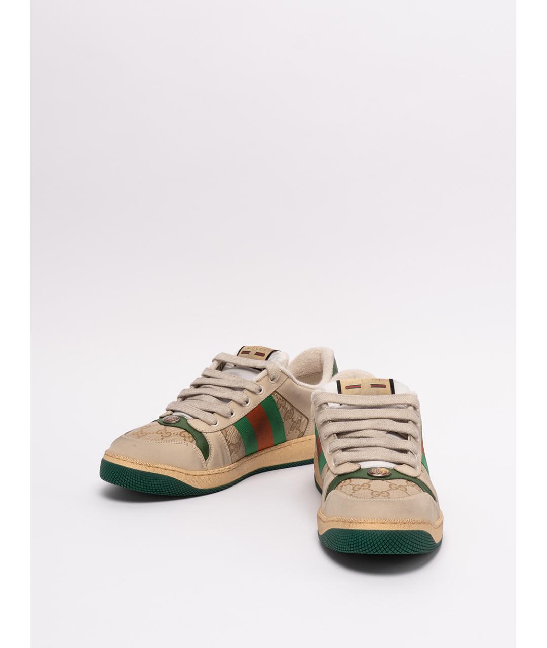 GUCCI Мульти низкие кроссовки / кеды, фото 2