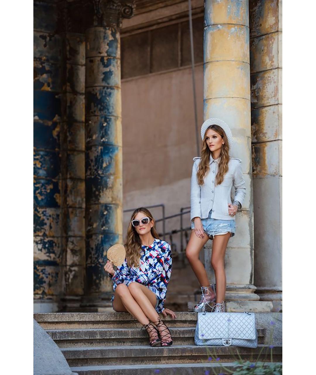 CHANEL Серый твидовый жакет/пиджак, фото 2