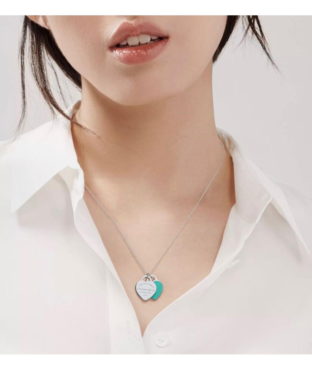 TIFFANY&CO Серебряное серебряное колье, фото 3