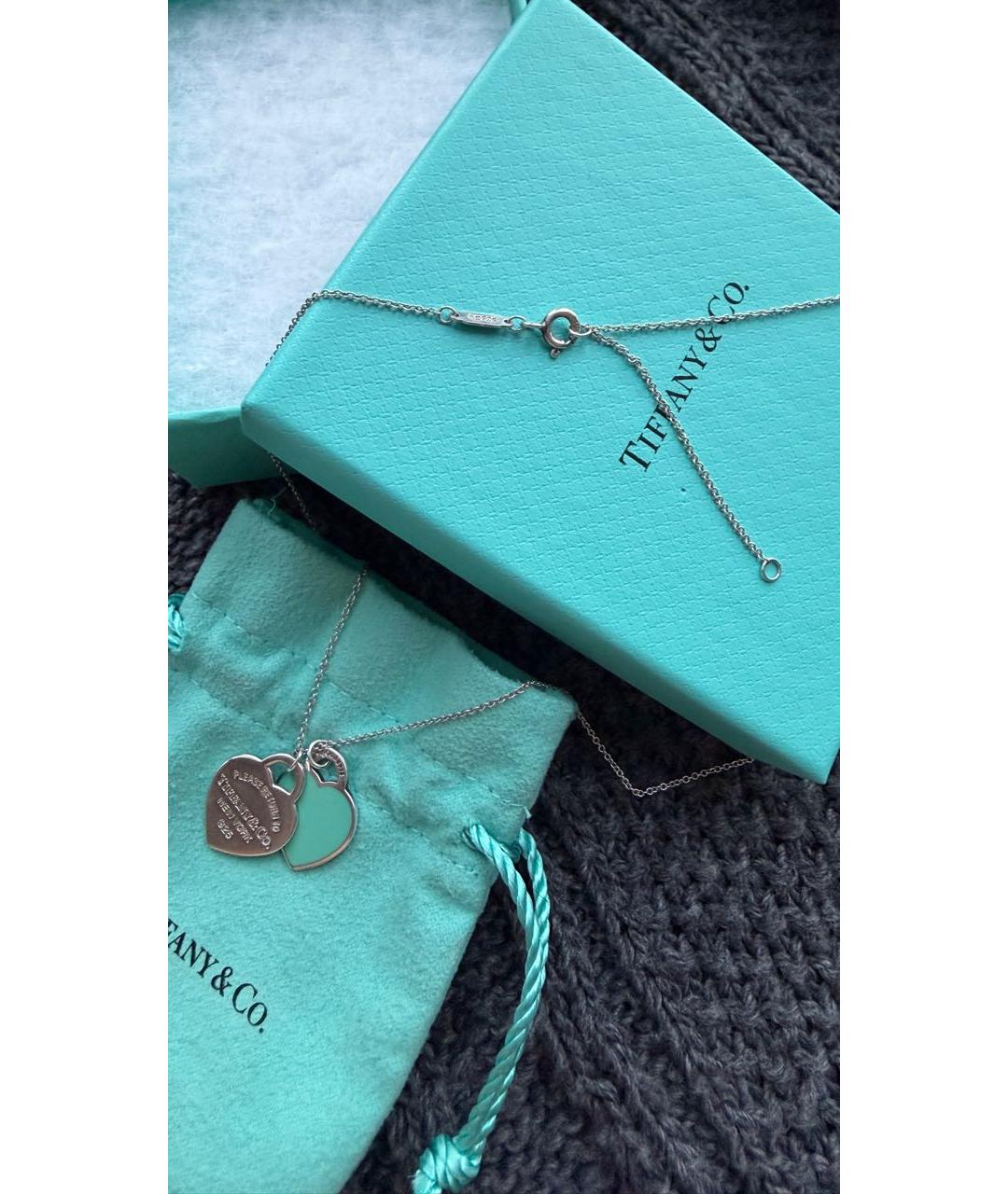 TIFFANY&CO Серебряное серебряное колье, фото 5