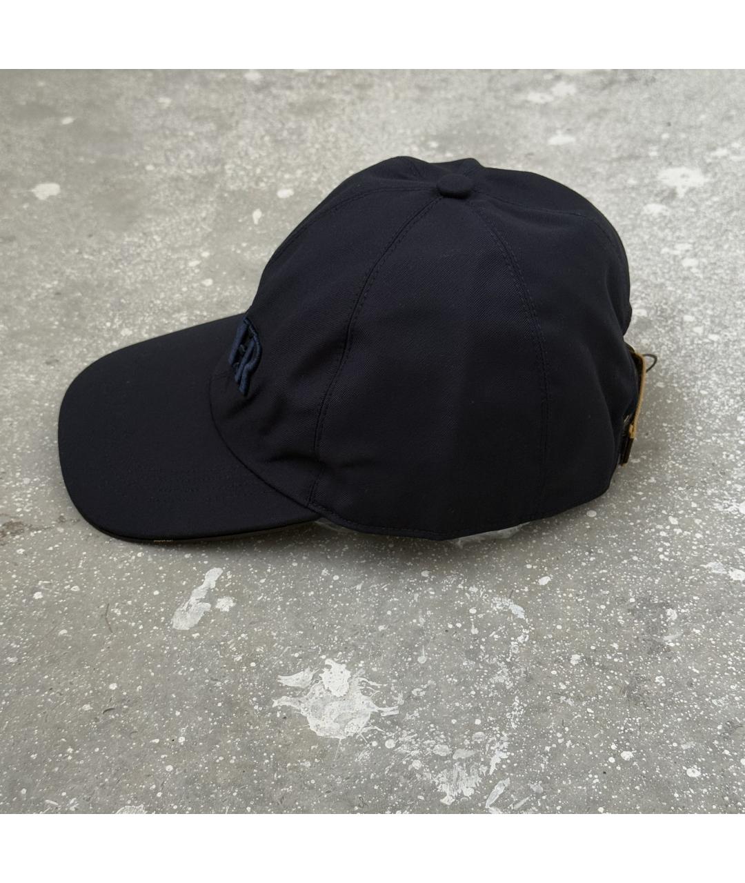 MOORER Черная синтетическая кепка/бейсболка, фото 3