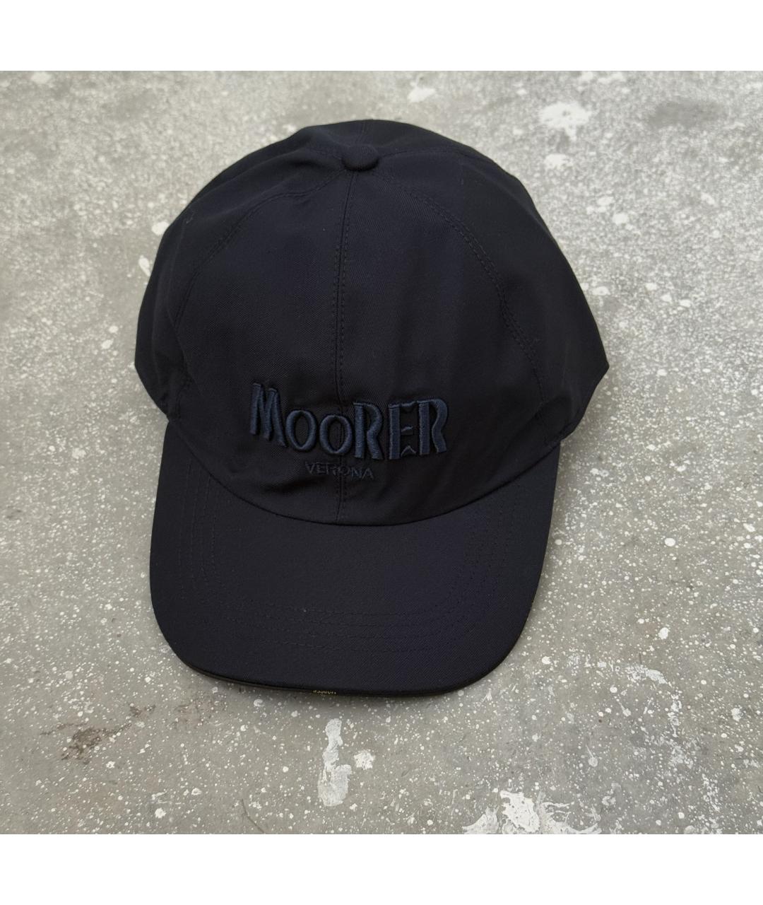 MOORER Черная синтетическая кепка/бейсболка, фото 10