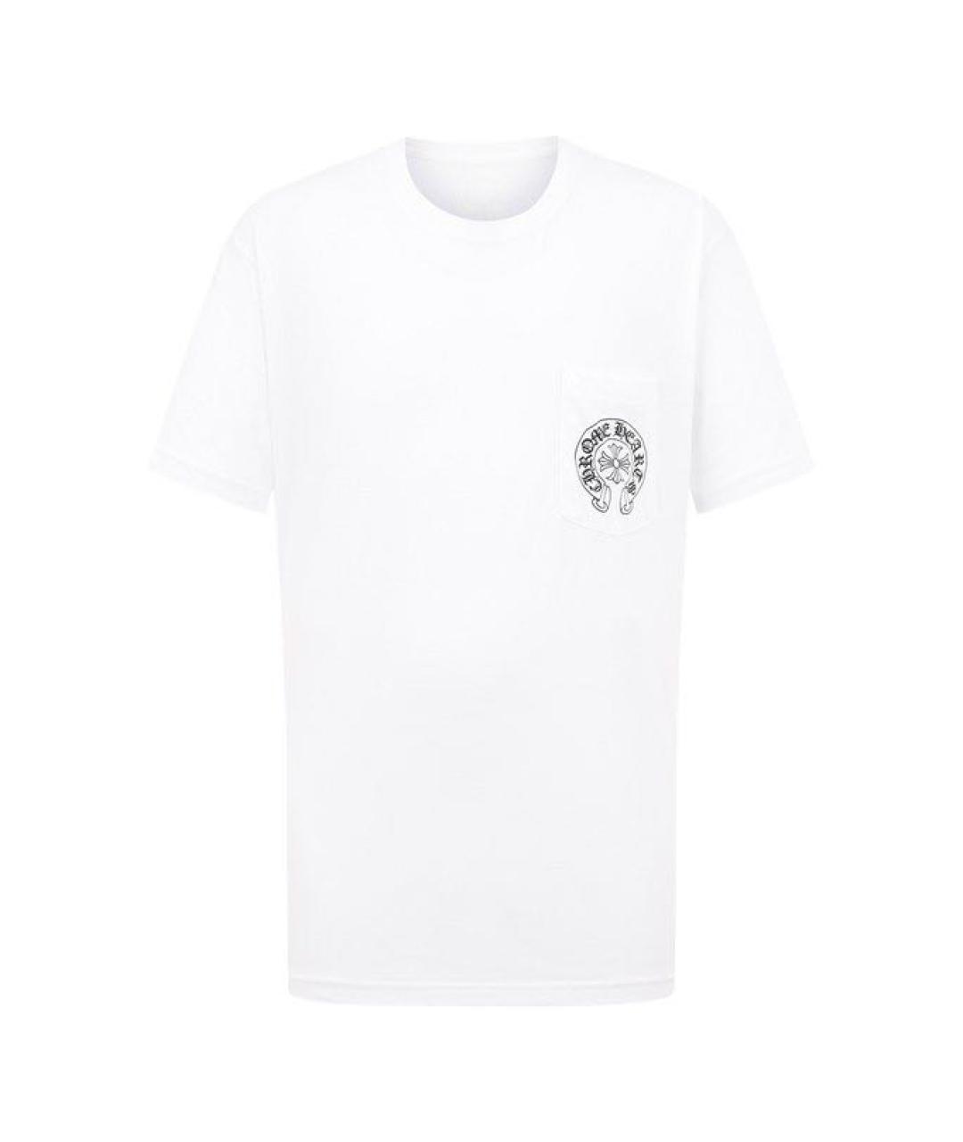 CHROME HEARTS Белая хлопковая футболка, фото 1