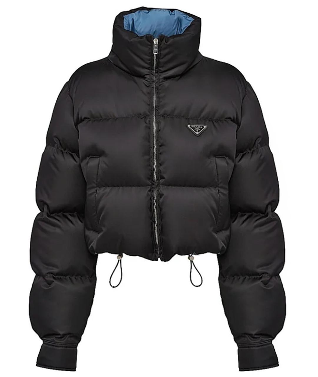 PRADA Черная полиэстеровая куртка, фото 1
