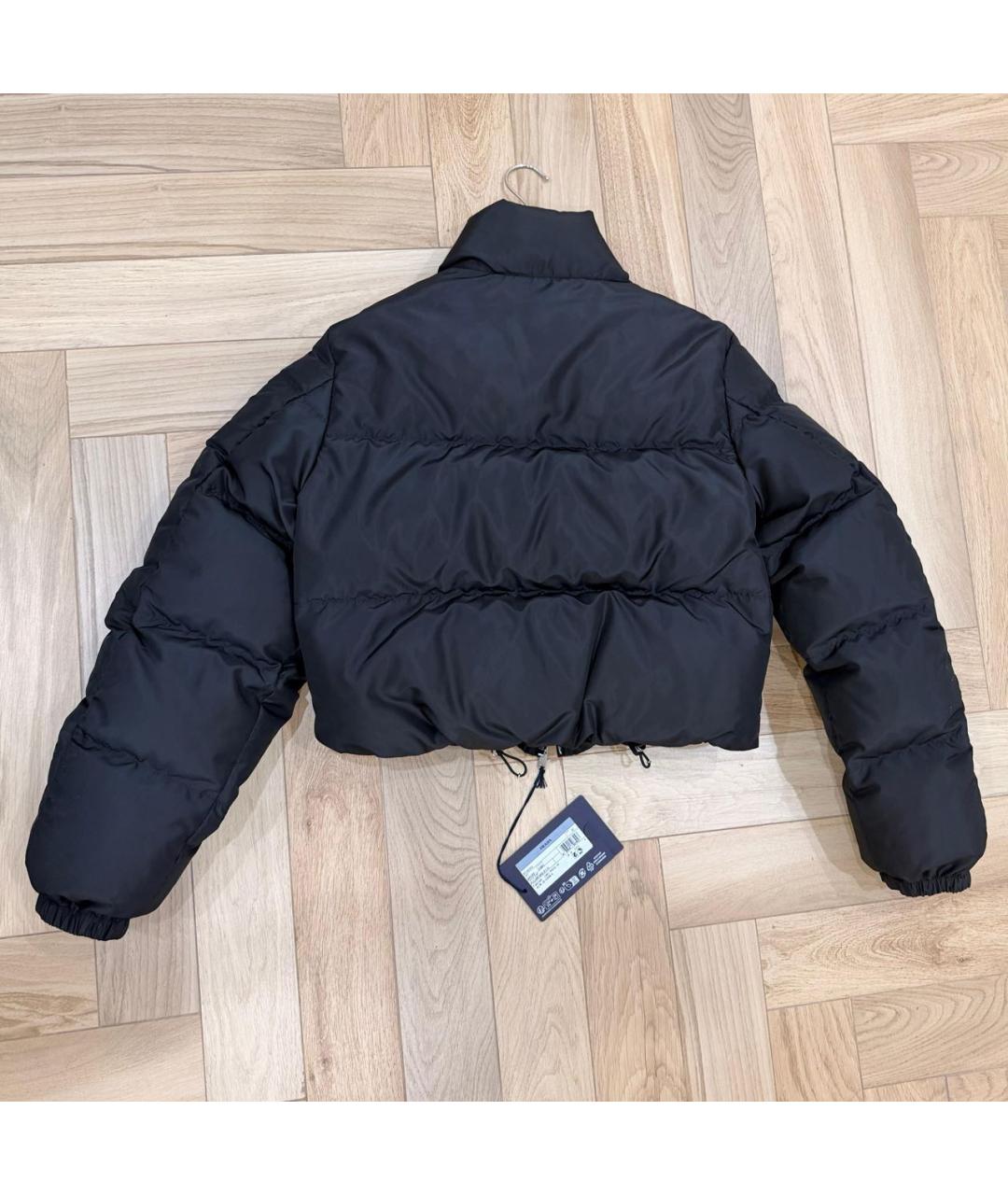 PRADA Черная полиэстеровая куртка, фото 3