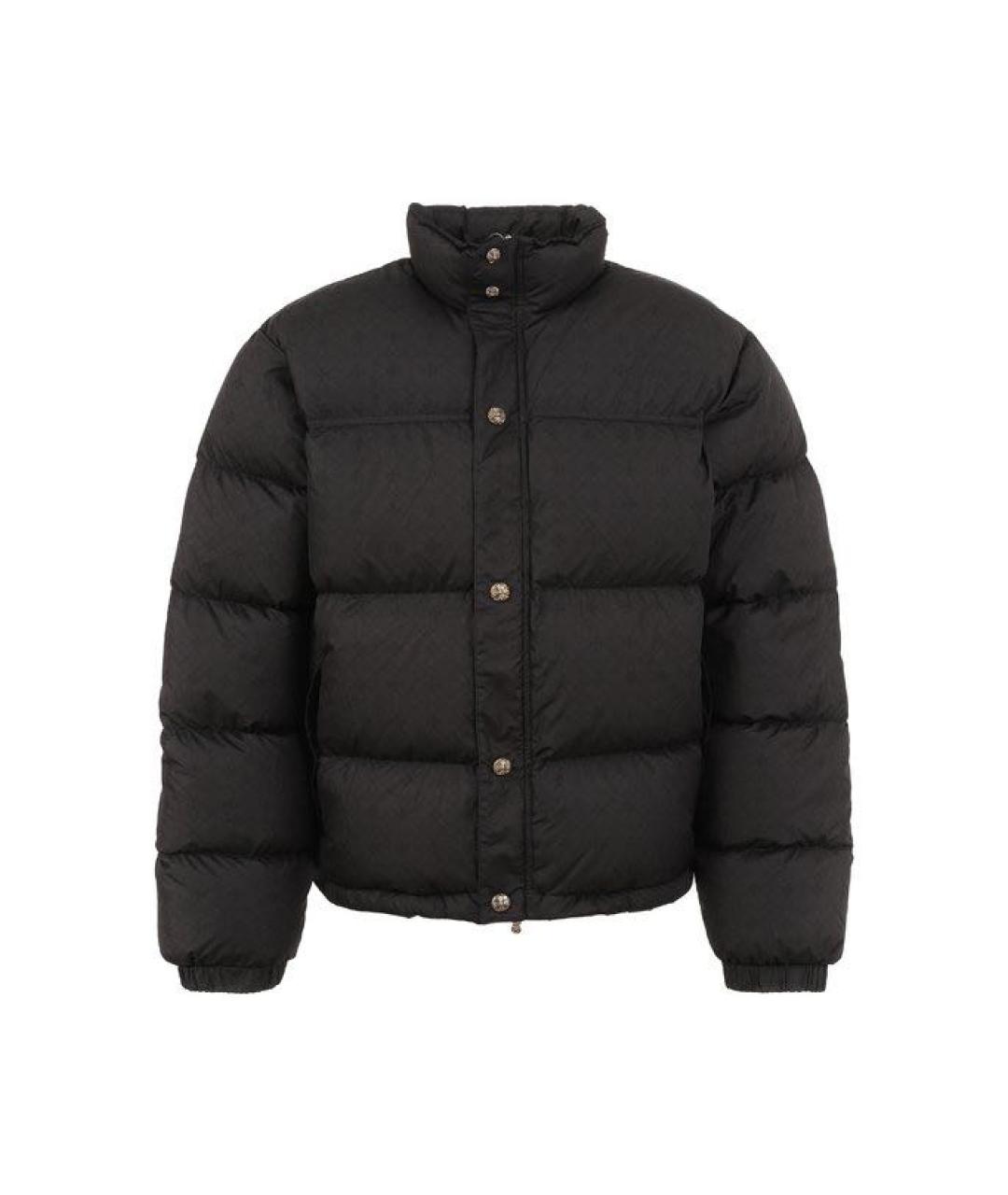 CHROME HEARTS Черный полиэстеровый пуховик, фото 1