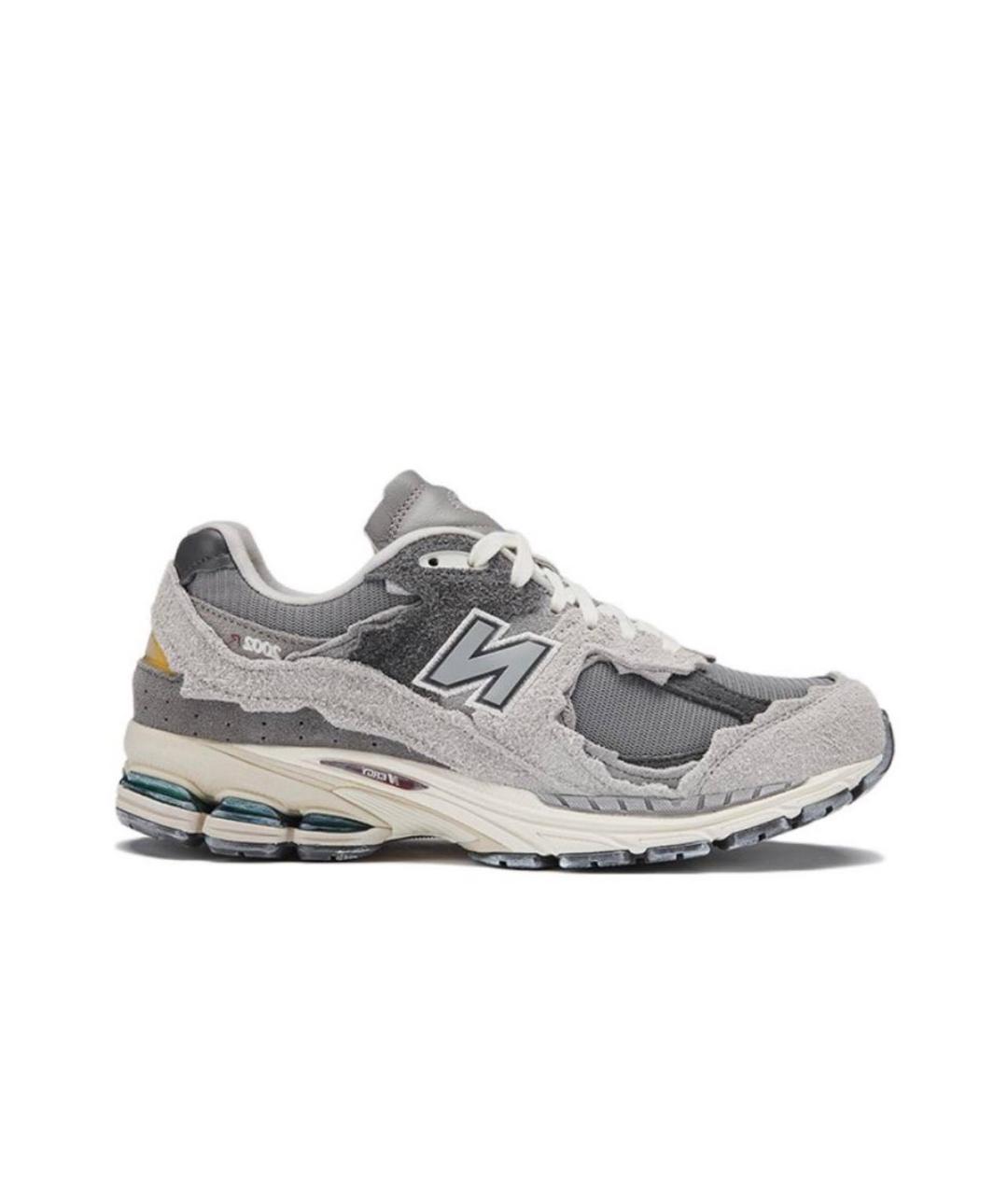 NEW BALANCE Серые замшевые кроссовки, фото 1