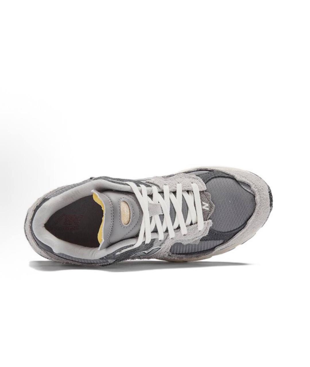 NEW BALANCE Серые замшевые низкие кроссовки / кеды, фото 3