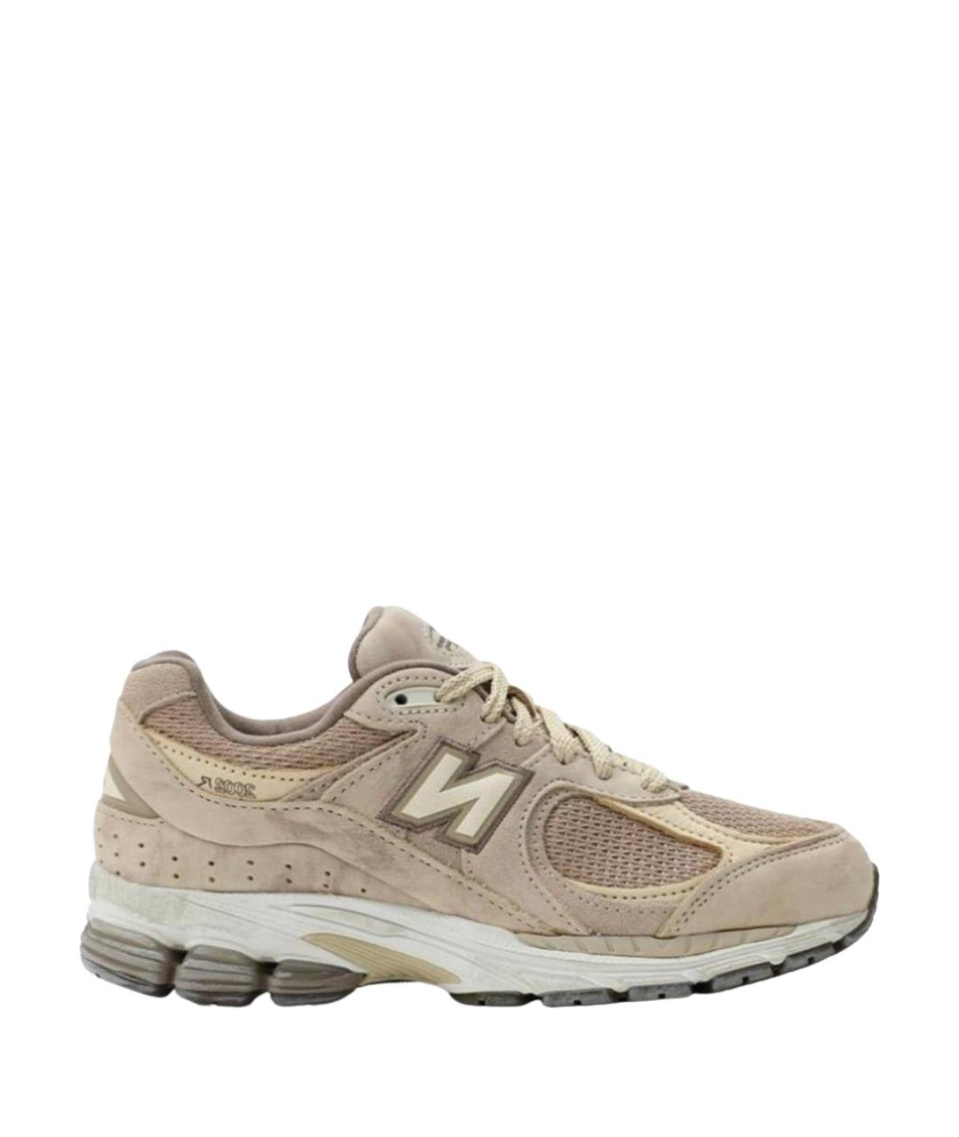 NEW BALANCE Бежевые кожаные кроссовки, фото 1