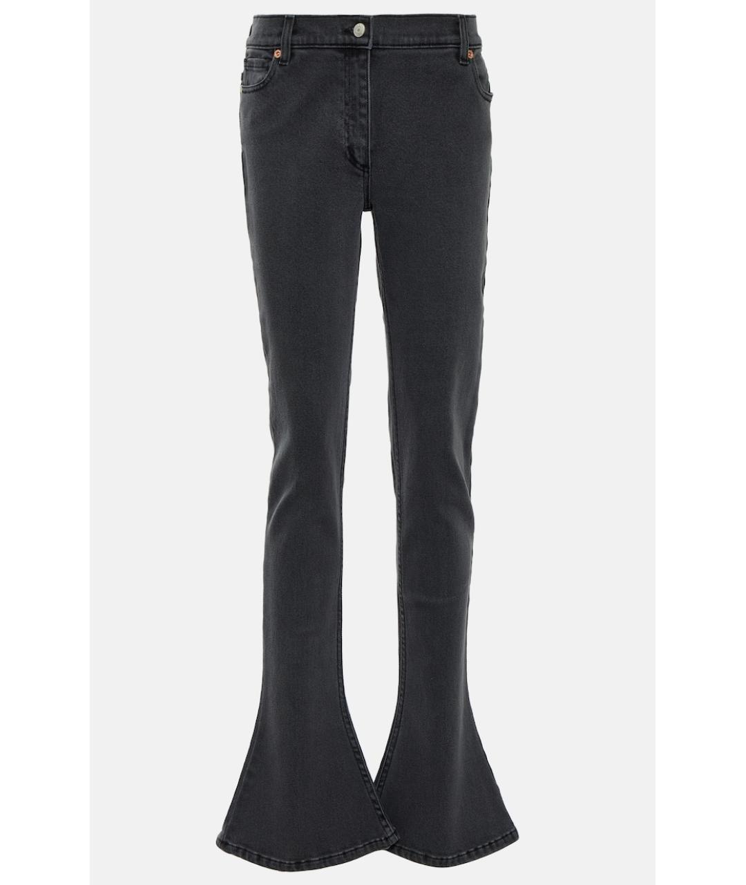 MAGDA BUTRYM Антрацитовые хлопко-эластановые джинсы клеш, фото 5