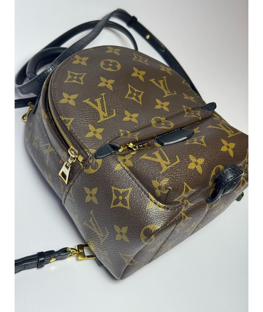 LOUIS VUITTON Коричневый рюкзак, фото 8