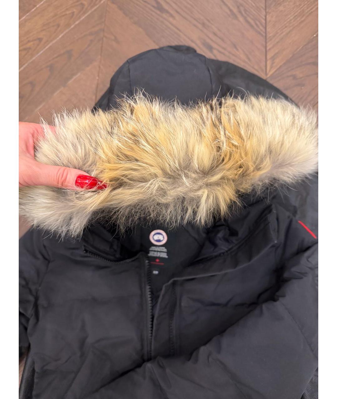 CANADA GOOSE Темно-синий пуховик, фото 6