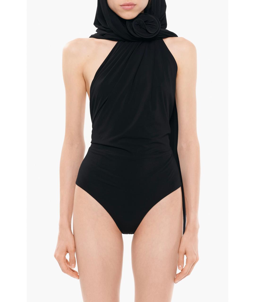 MAGDA BUTRYM Черное вискозное боди, фото 2