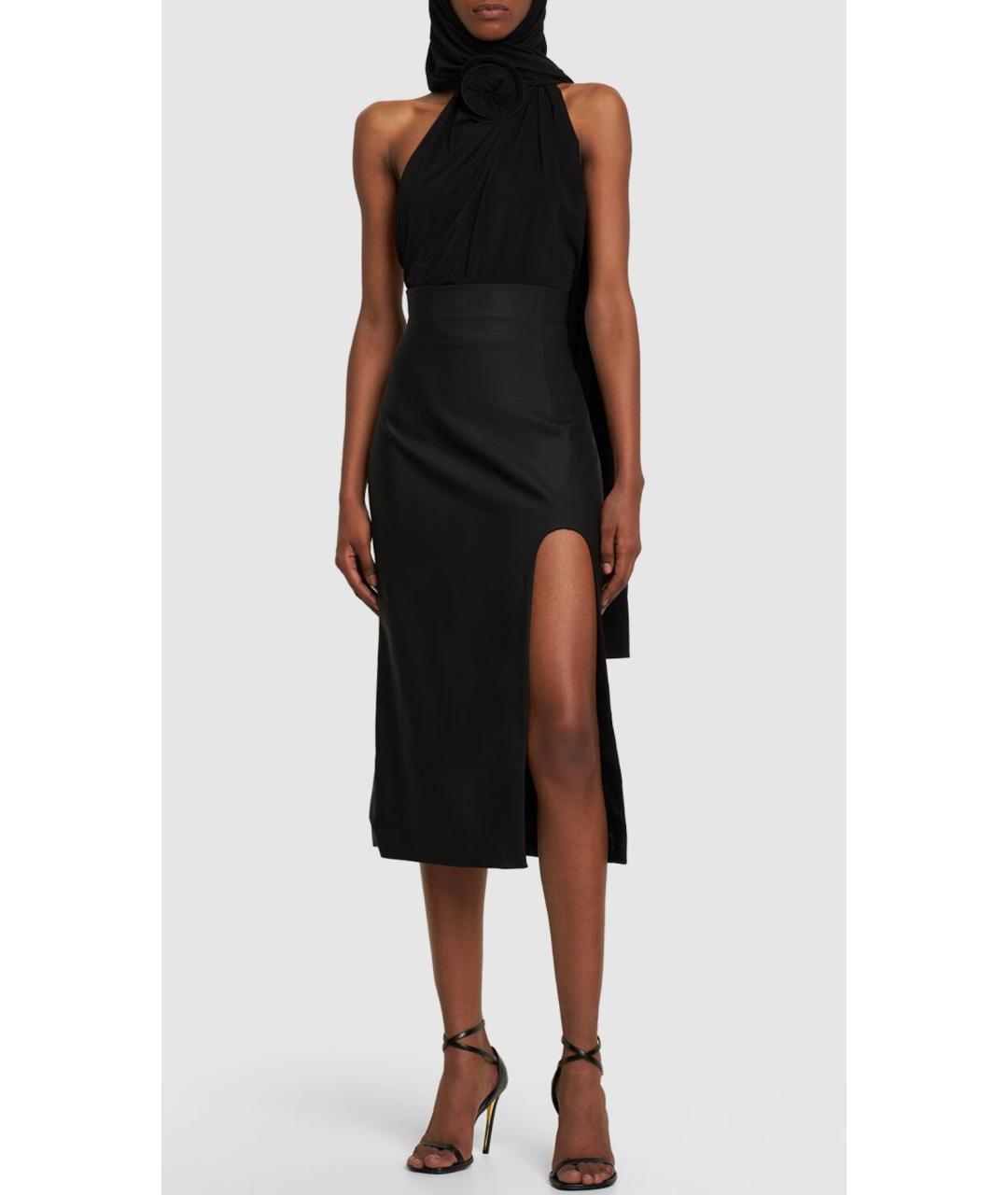 MAGDA BUTRYM Черное вискозное боди, фото 9