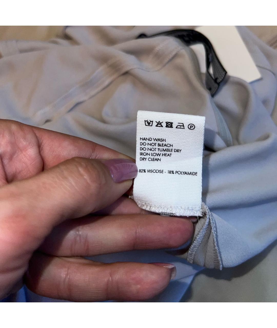 JACQUEMUS Серое вискозное коктейльное платье, фото 3